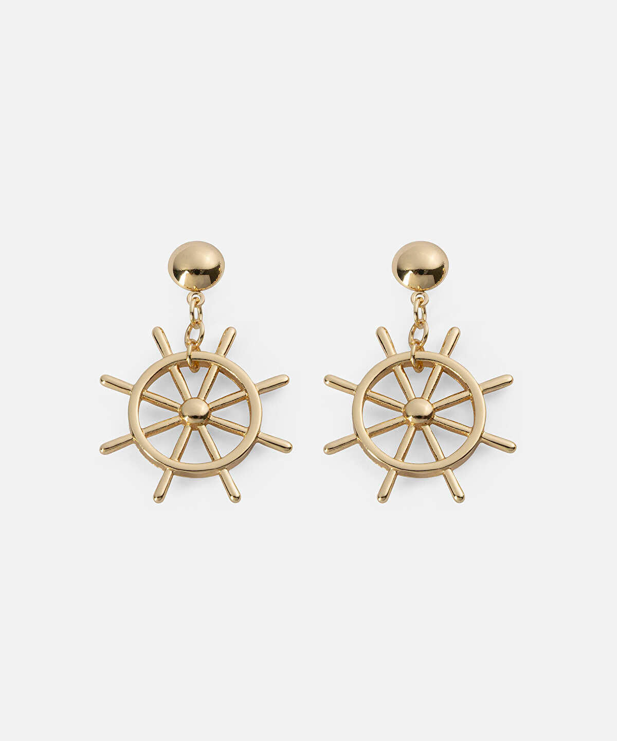 Ship Wheel Earrings