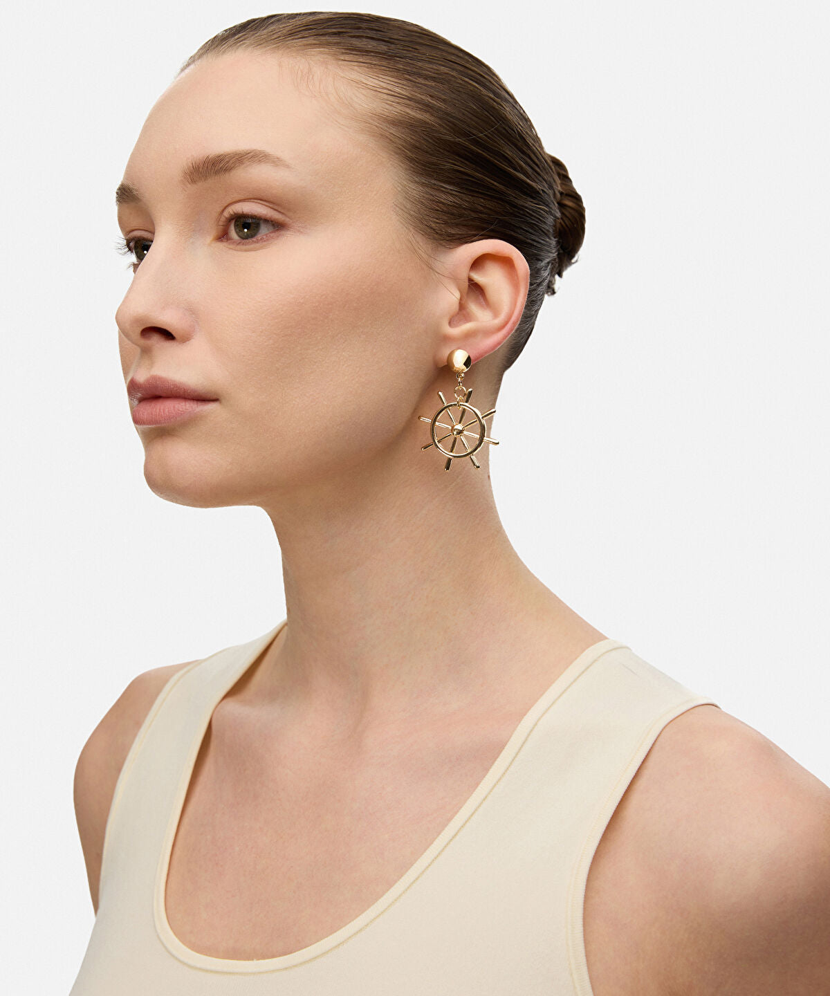 Ship Wheel Earrings