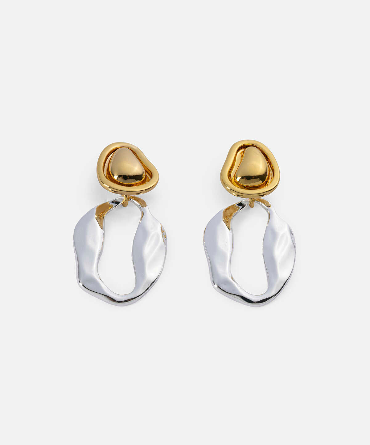 Two-Tone Earrings