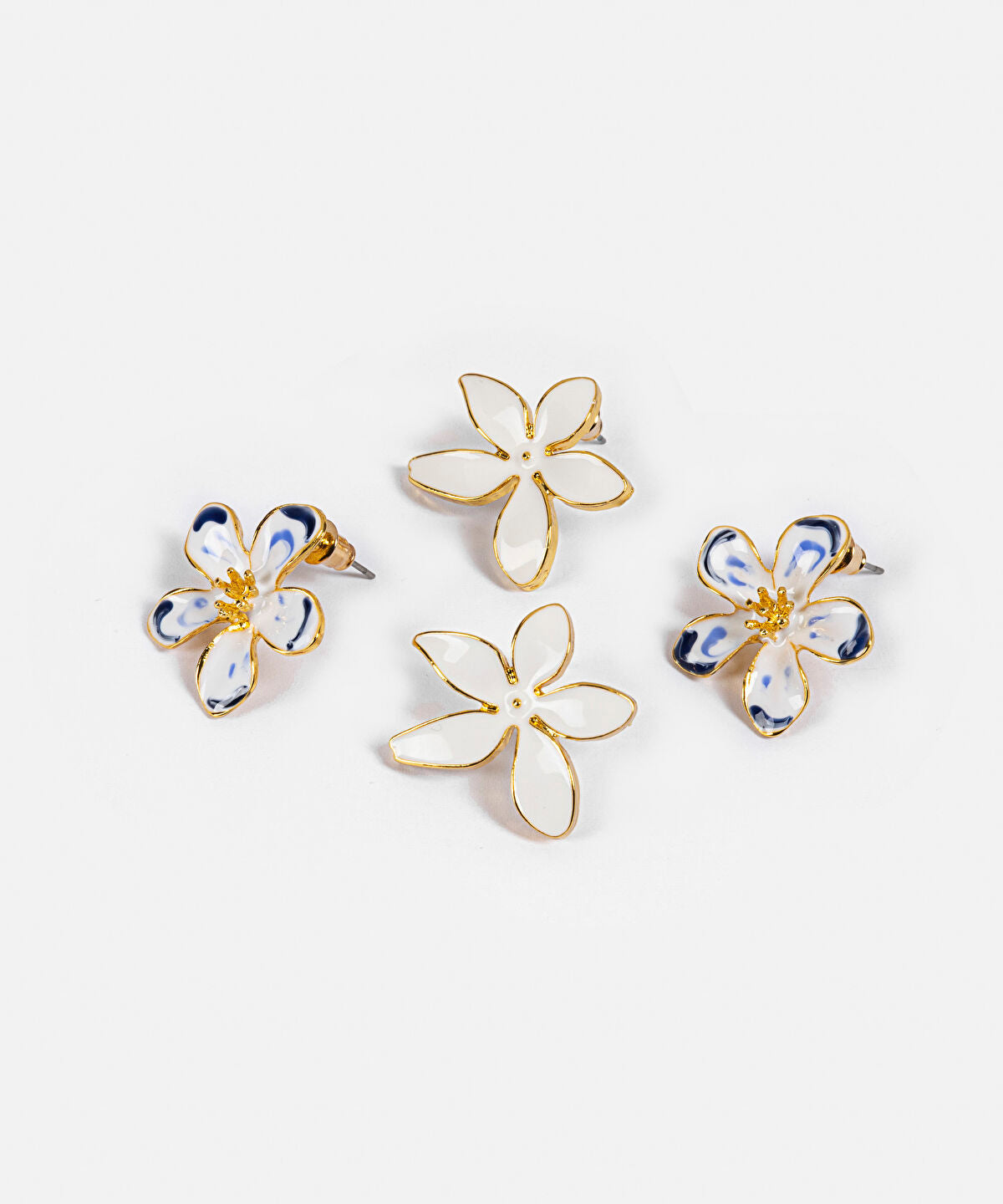 Pack of 2 Floral Earrings