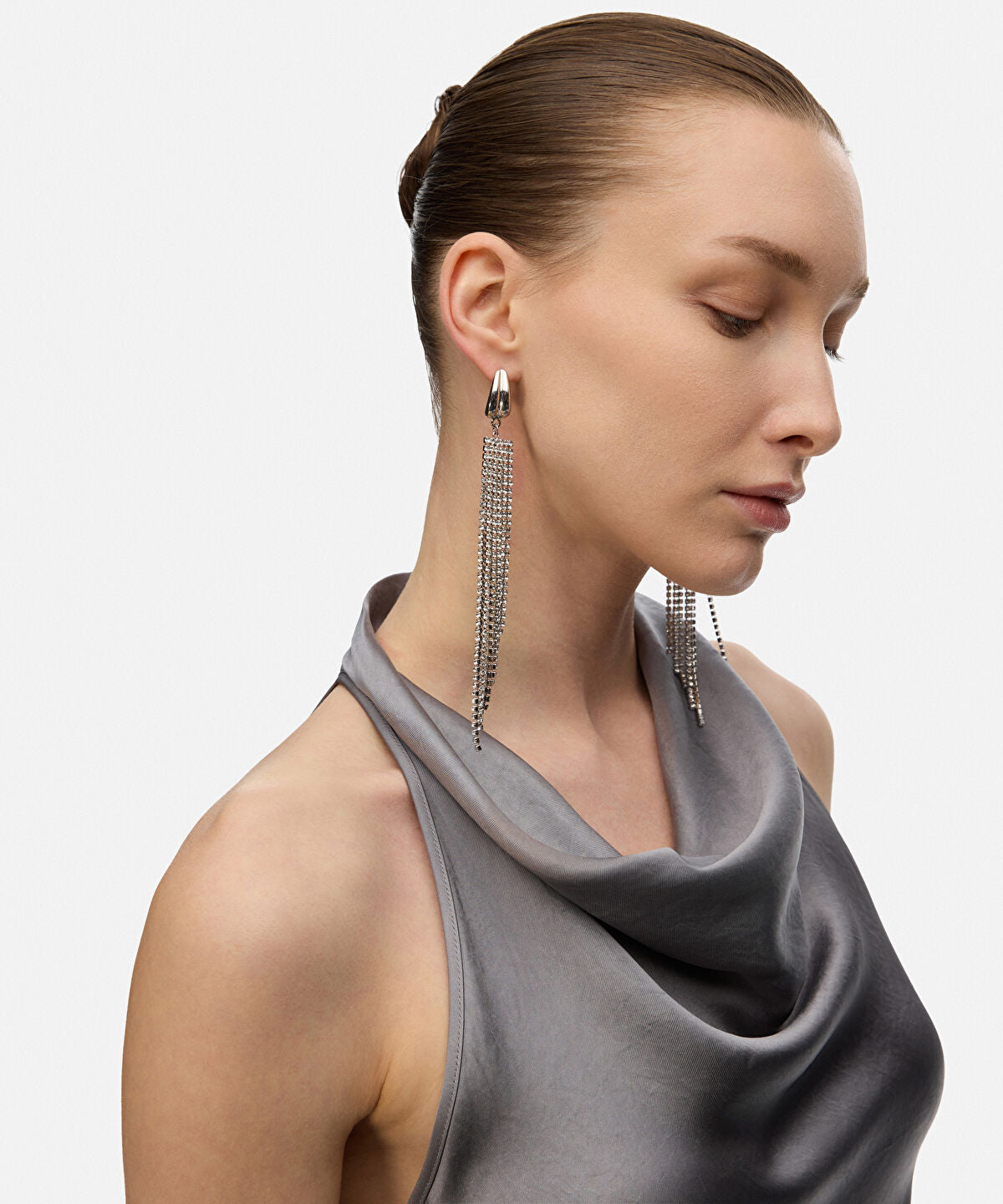 Rhinestone Dangle Earrings