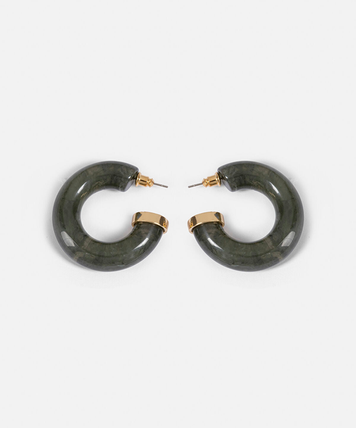 Resin Hoop Earrings