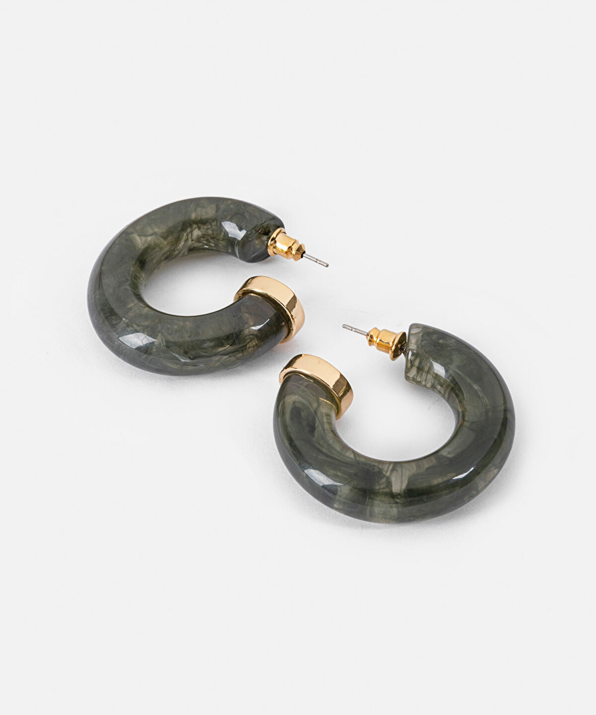 Resin Hoop Earrings