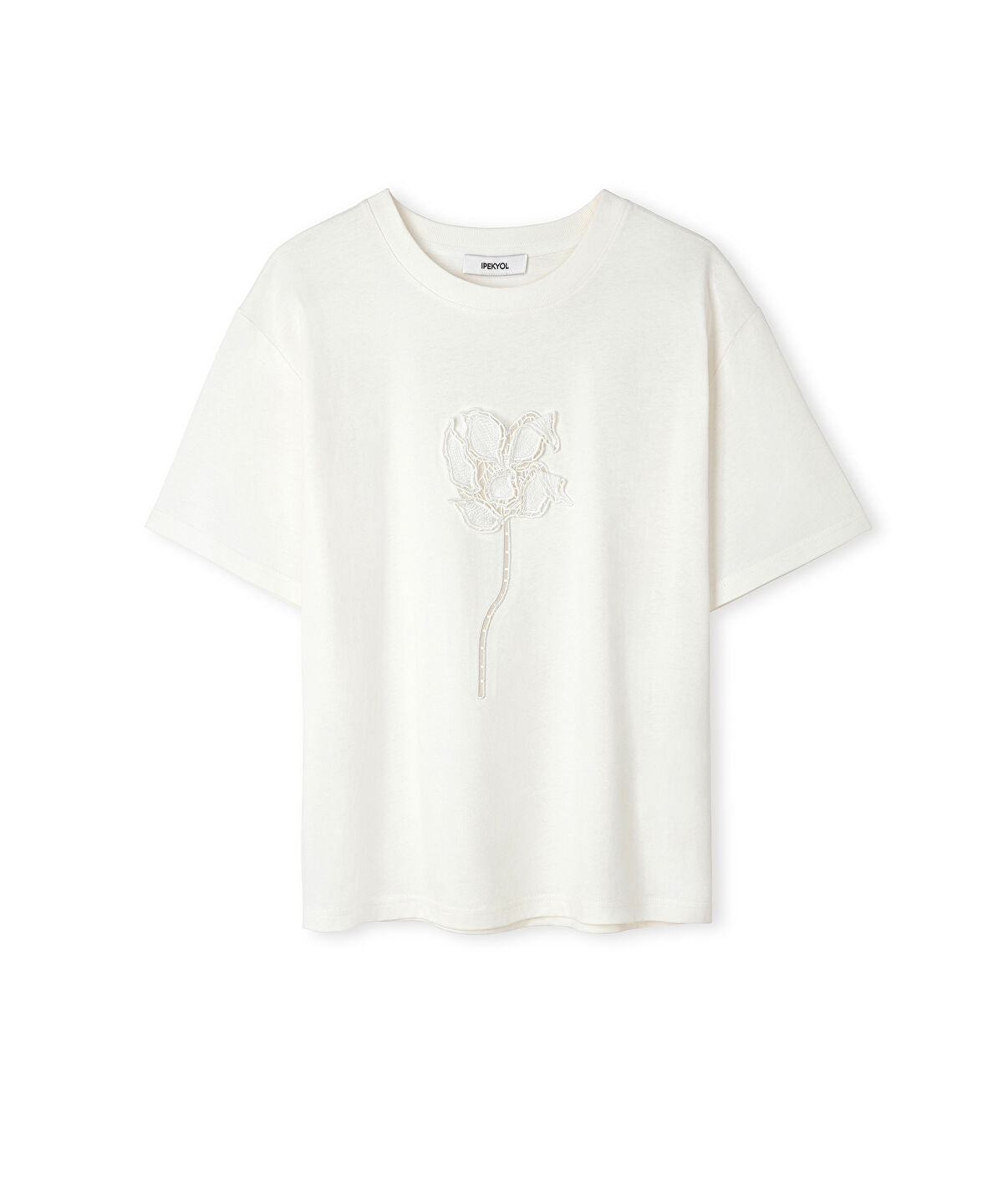 Floral Applique T-Shirt