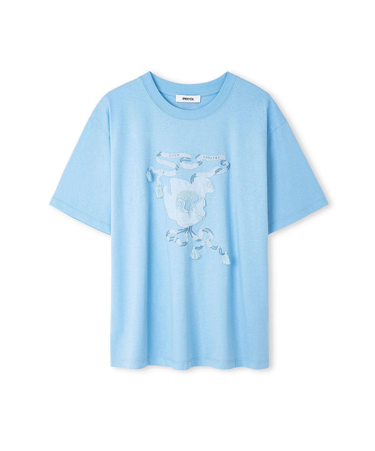 Embroidered Fringed T-Shirt