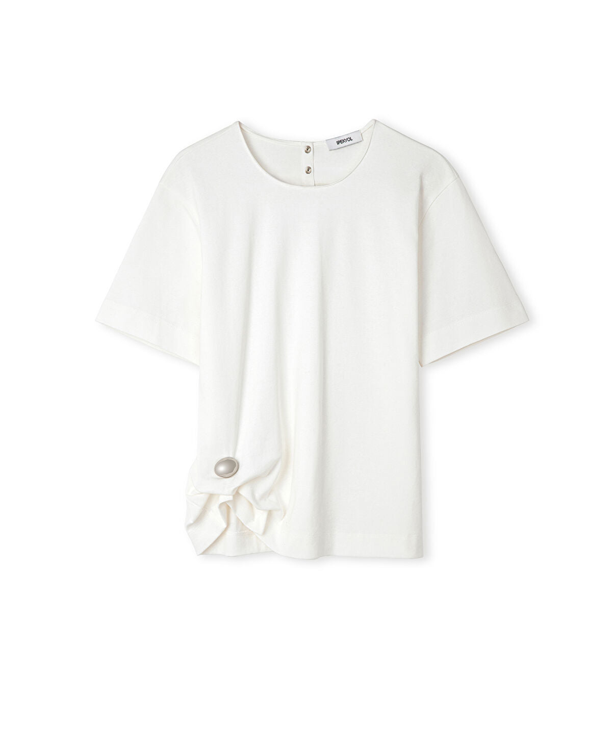 Asymmetric T-Shirt with Accessory
