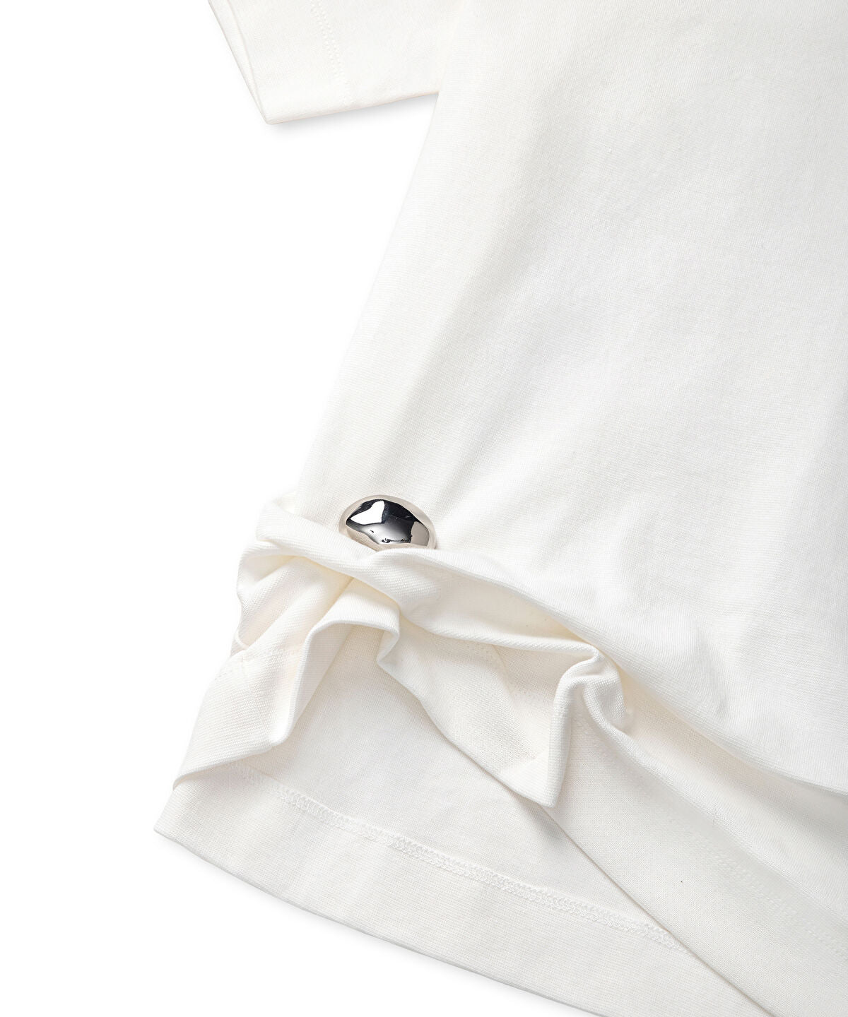 Asymmetric T-Shirt with Accessory