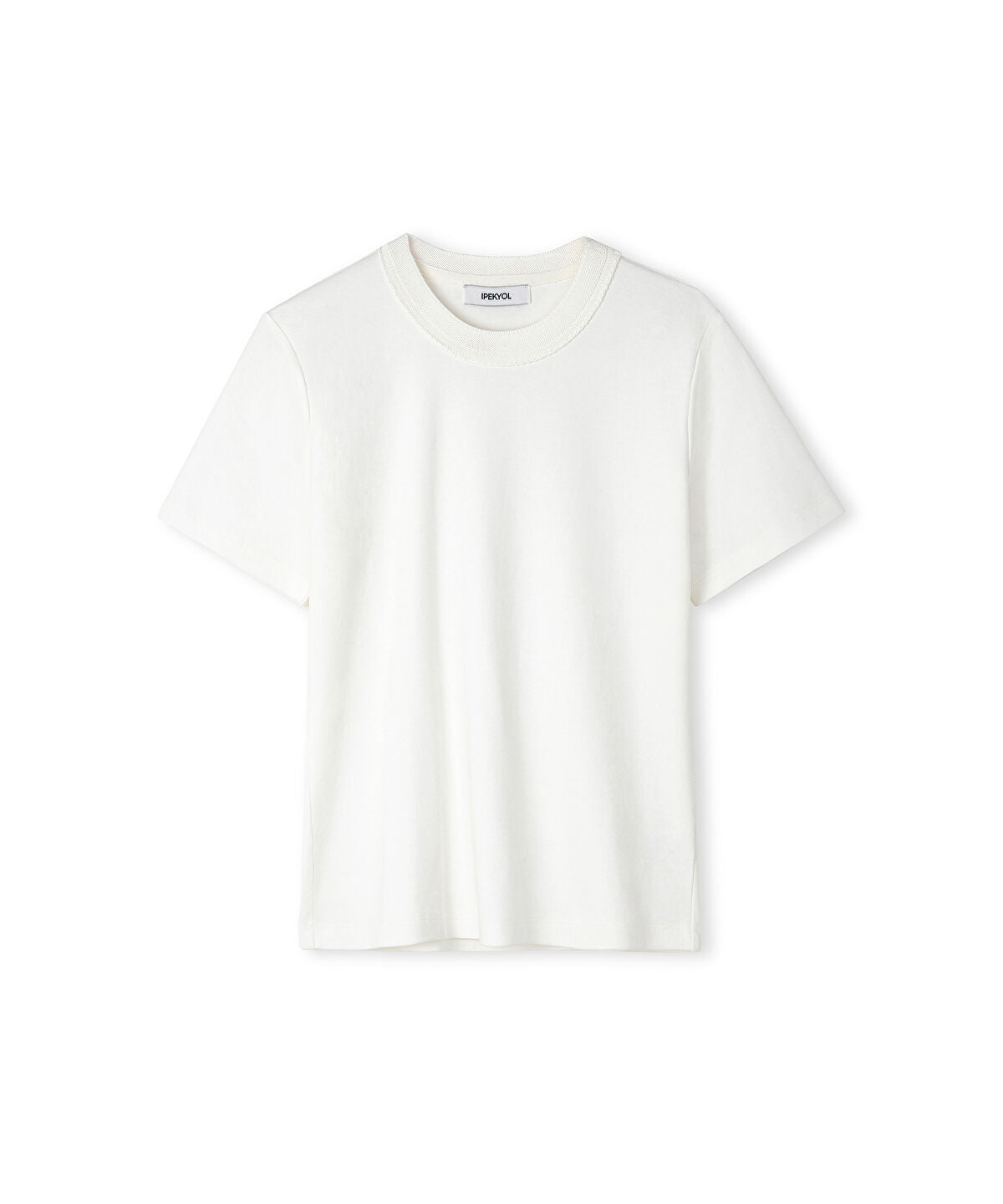 Contrast Collar Color-Block T-Shirt