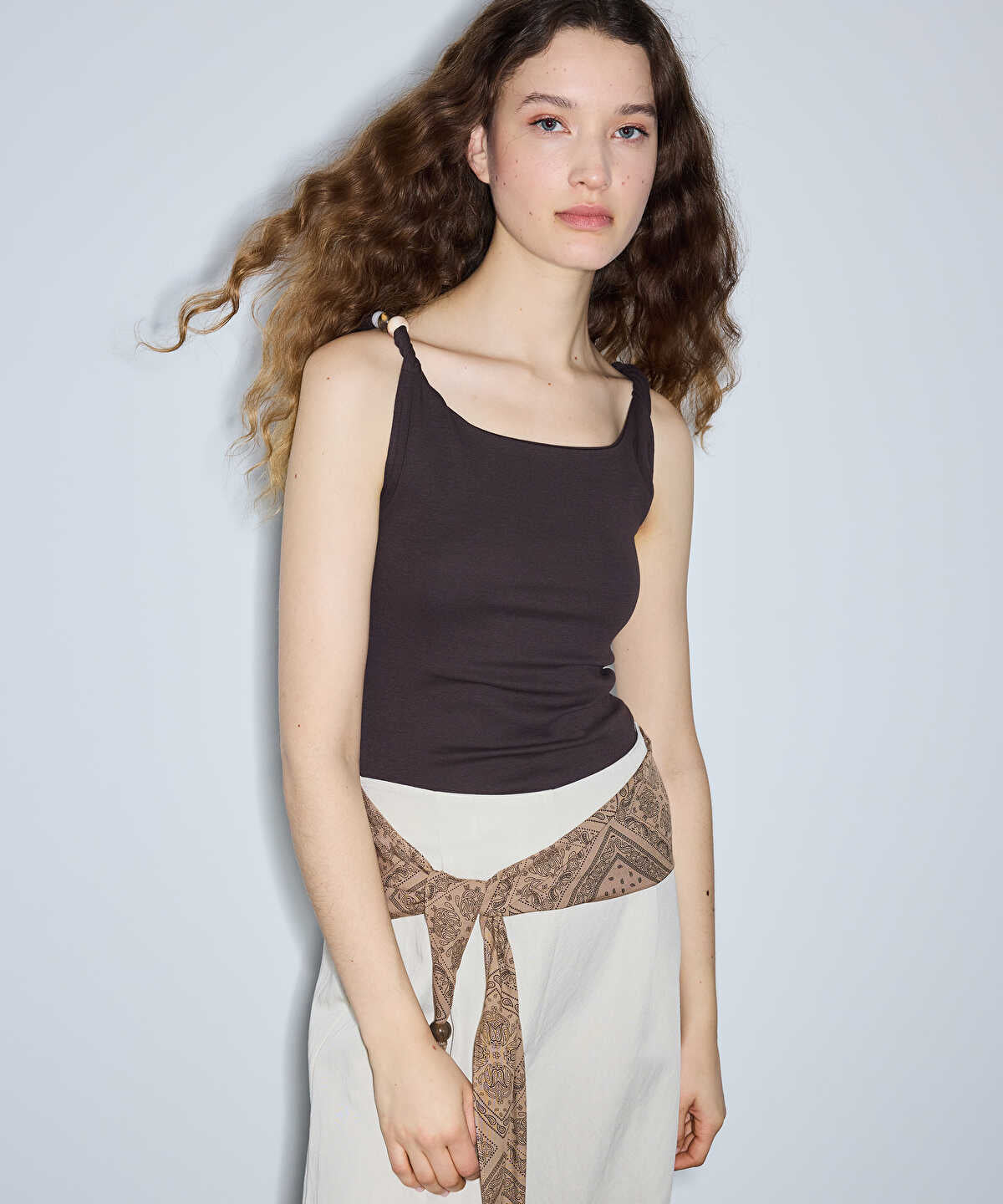 T-Shirt with Bead Embellishments