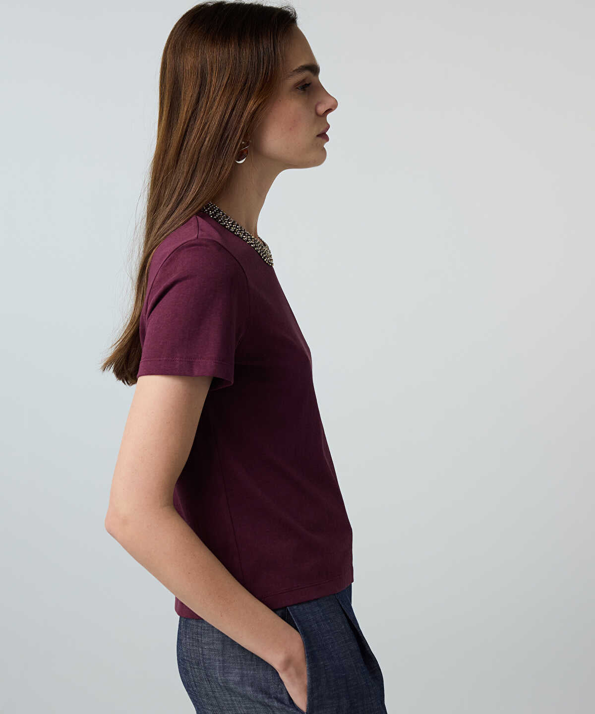 T-Shirt with Embellishments