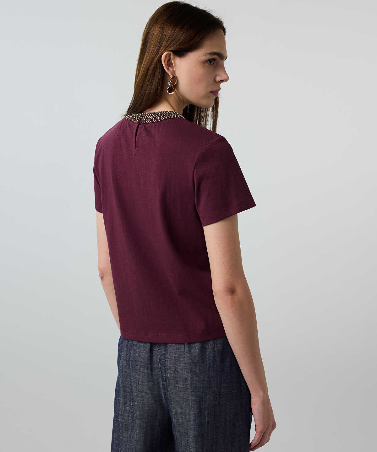 T-Shirt with Embellishments