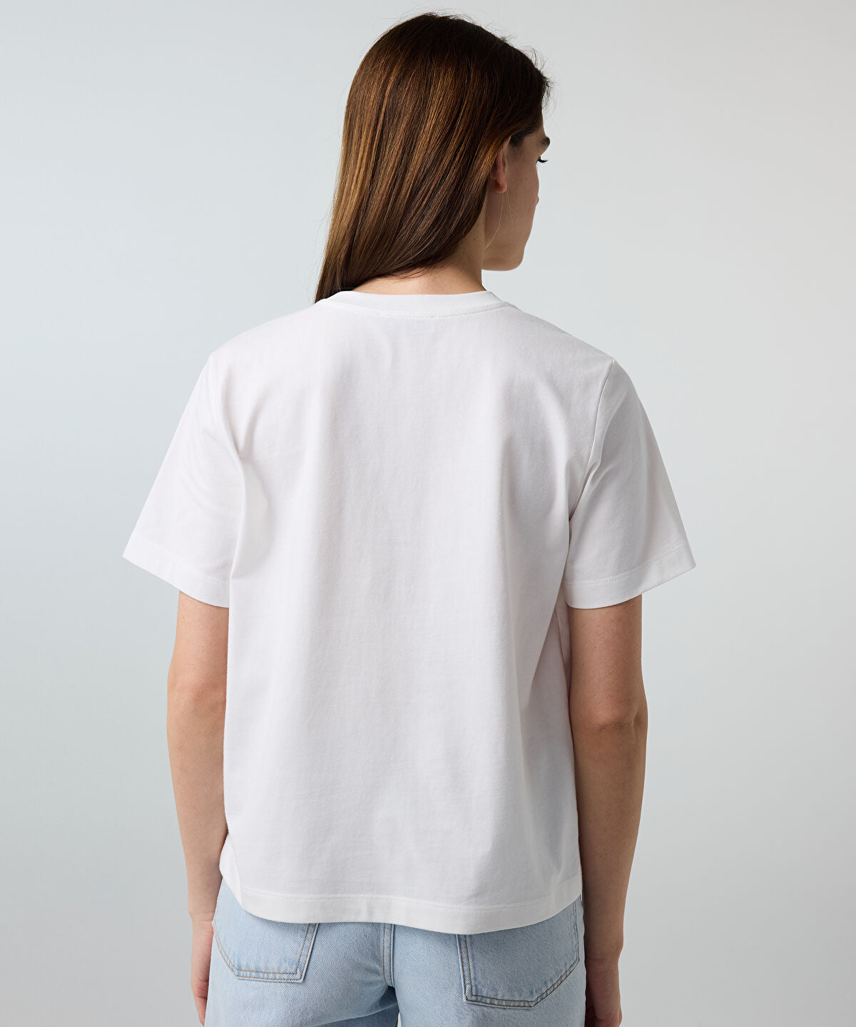 Printed Rhinestone T-Shirt