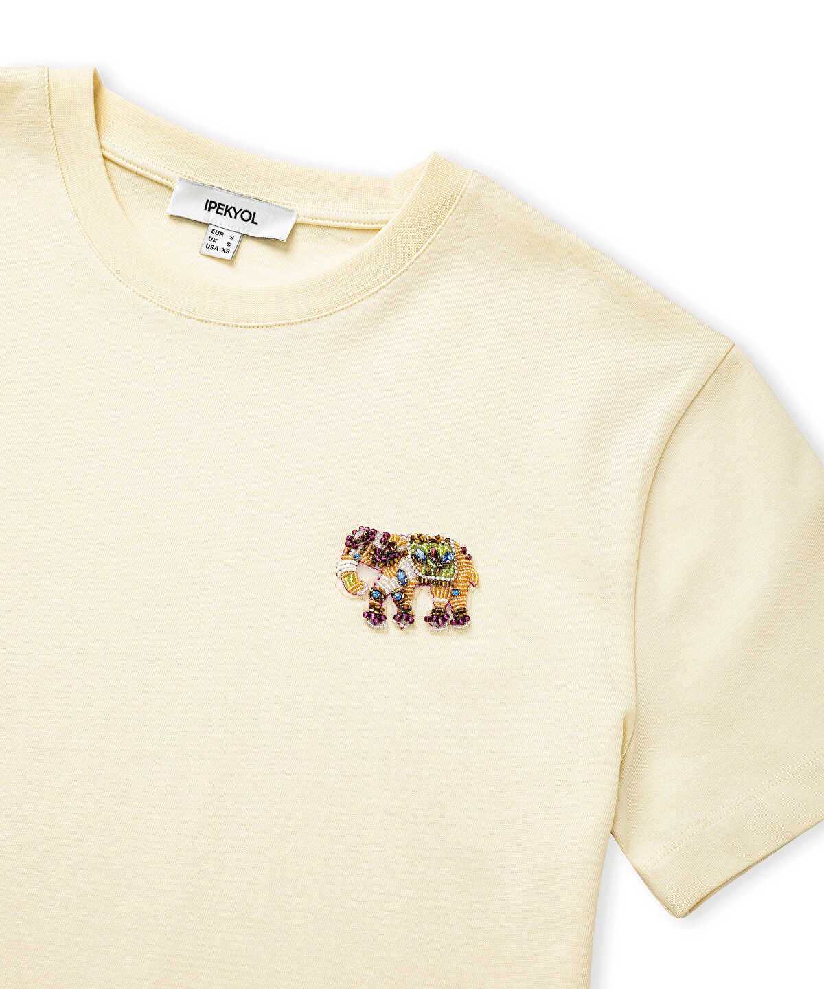 T-Shirt with Embellished Applique