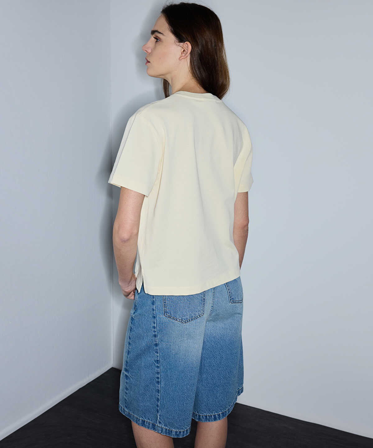 T-Shirt with Embellished Applique