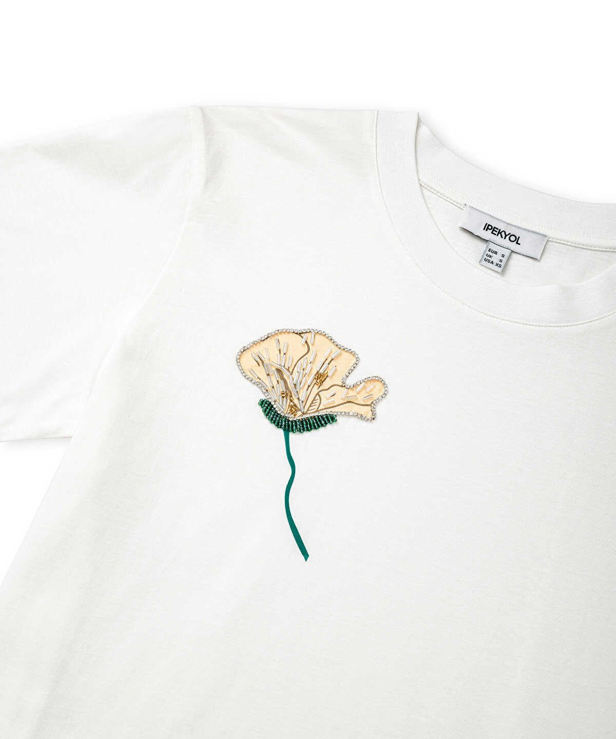 Printed T-Shirt with Embellishments