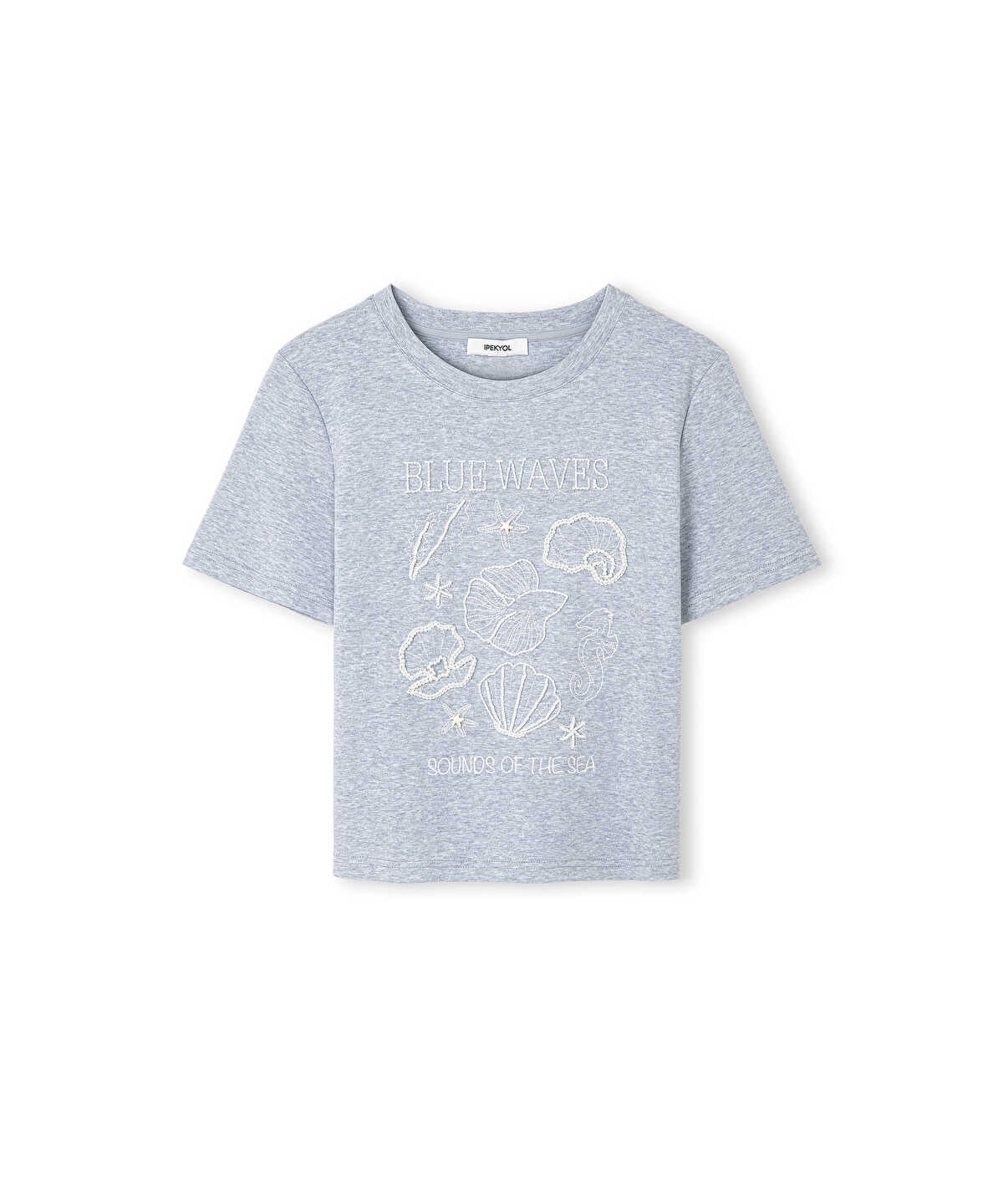 Embroidered Slogan T-Shirt