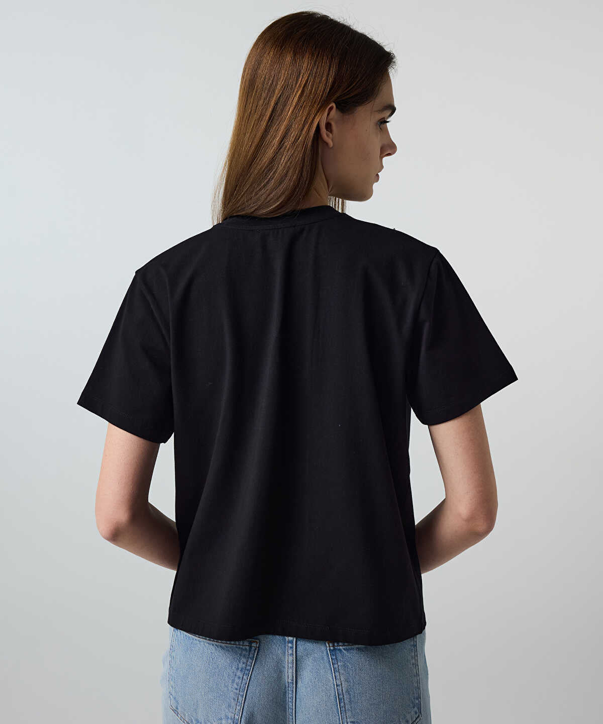Rhinestone-Embellished T-Shirt