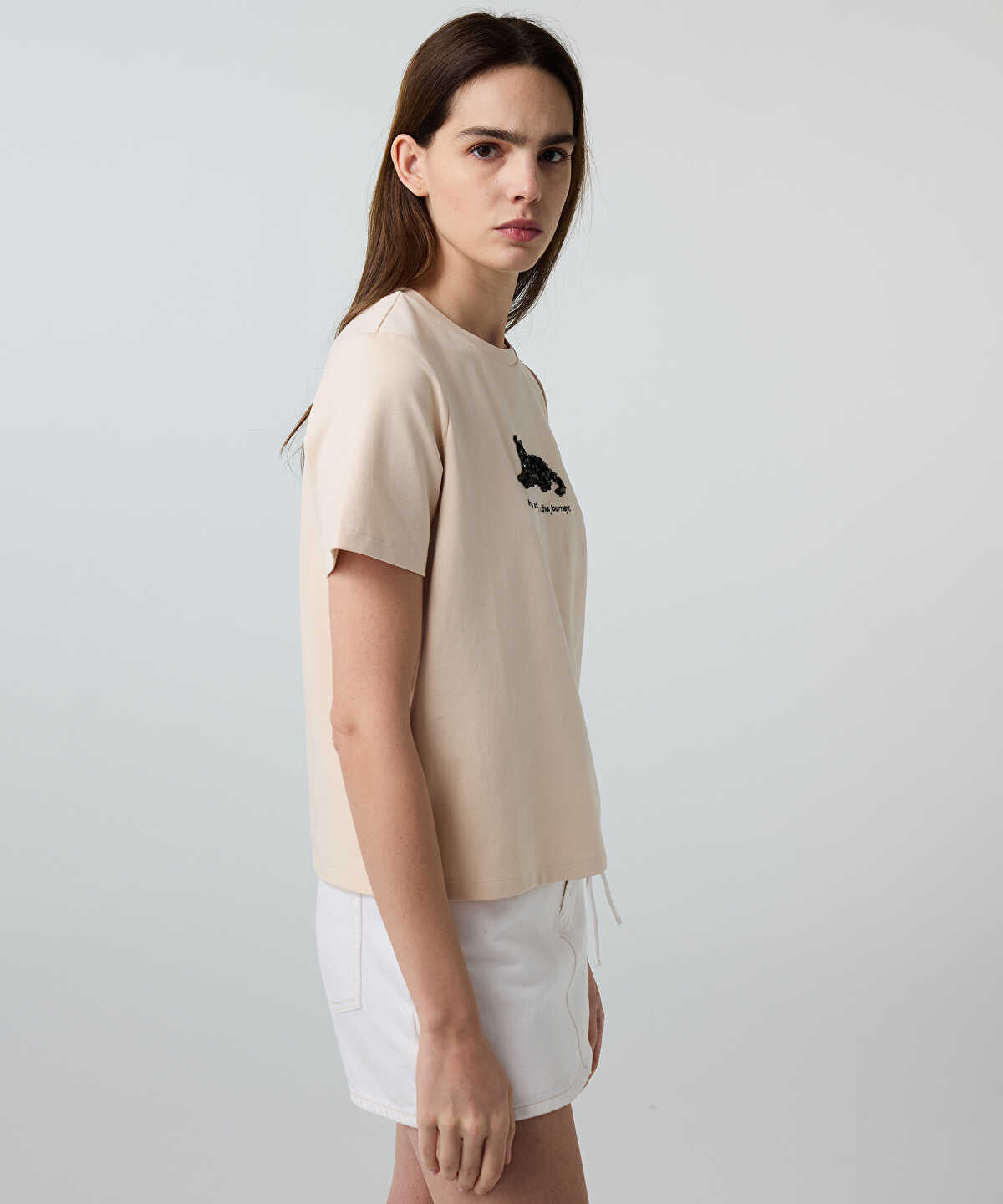 Sequin Embellished T-Shirt