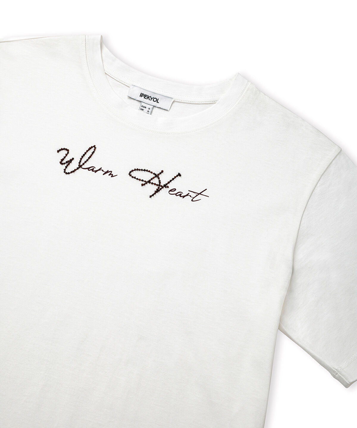 Embroidered Slogan T-Shirt