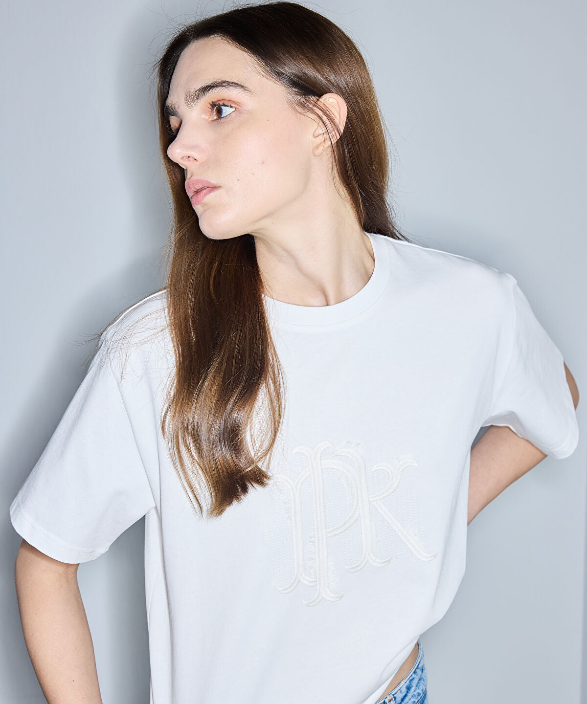 Monogram Embroidered T-Shirt