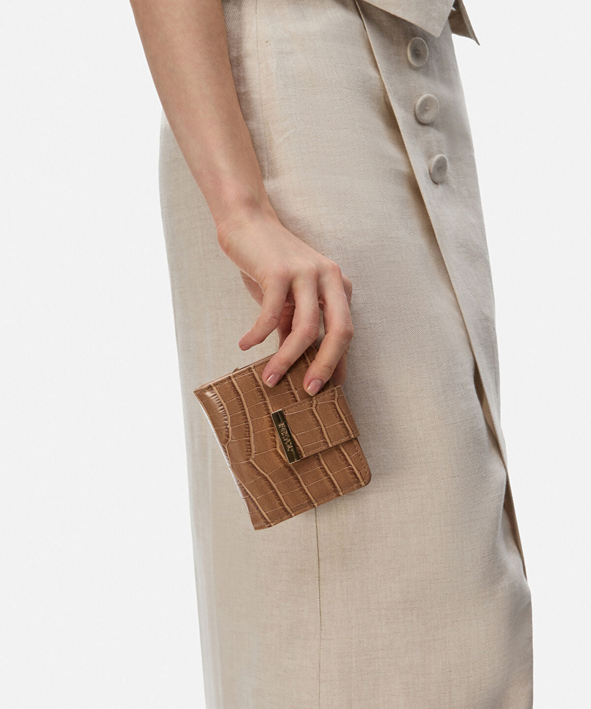 Croc-Effect Wallet