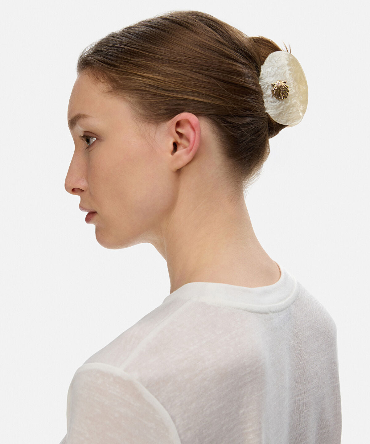 Seashell Detail Hair Clip