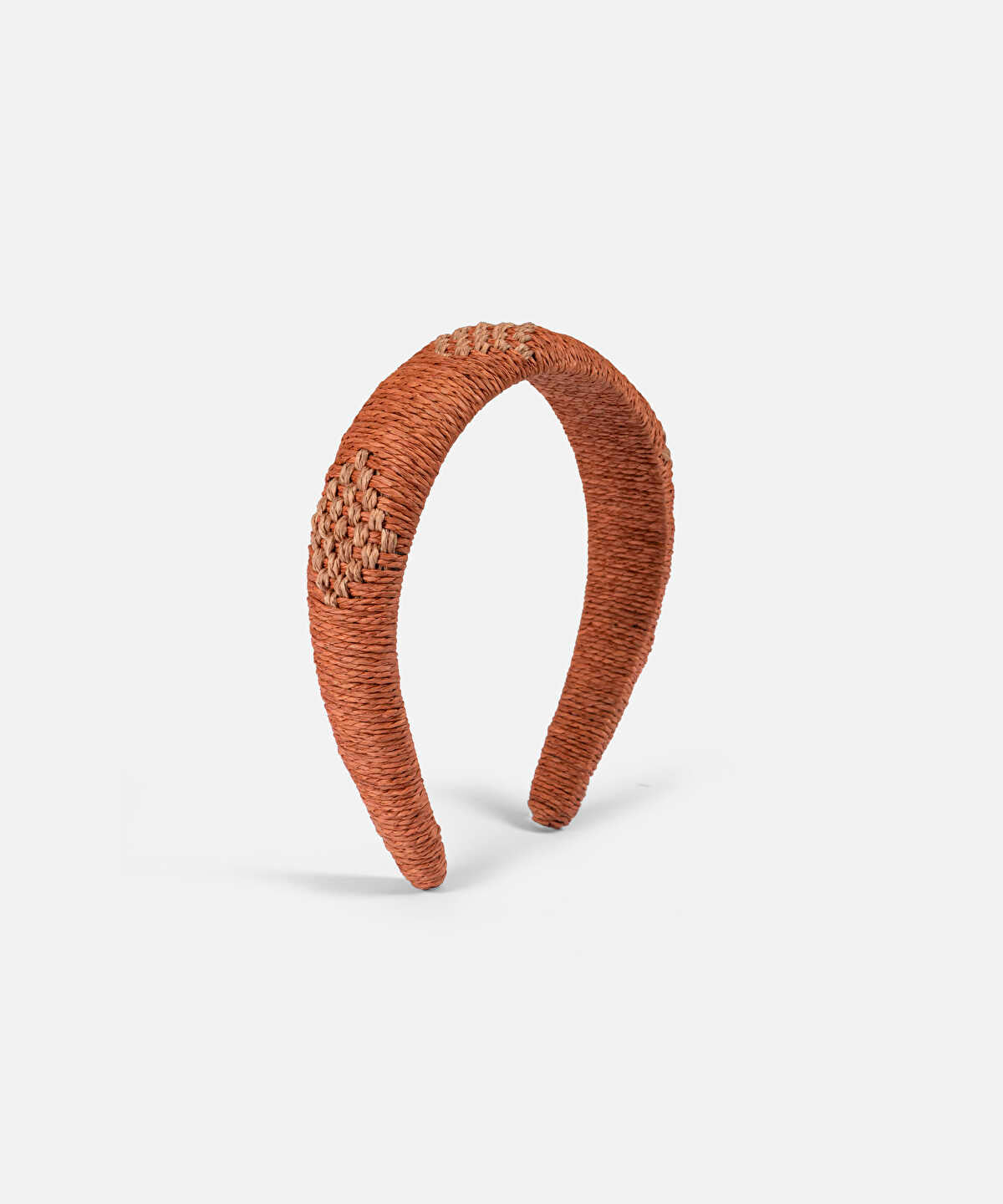 Contrast Raffia Headband