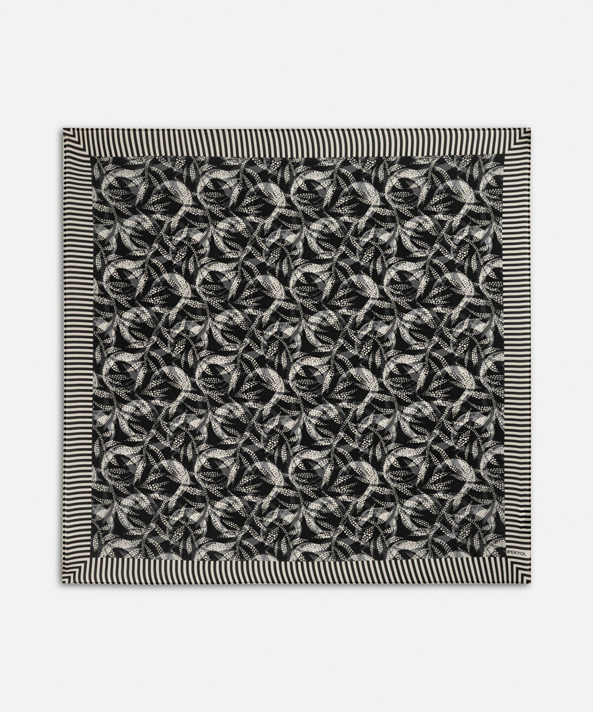 Printed Silk Blend Scarf