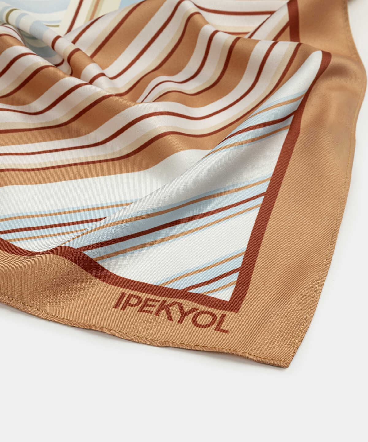 Striped Color-Block Scarf
