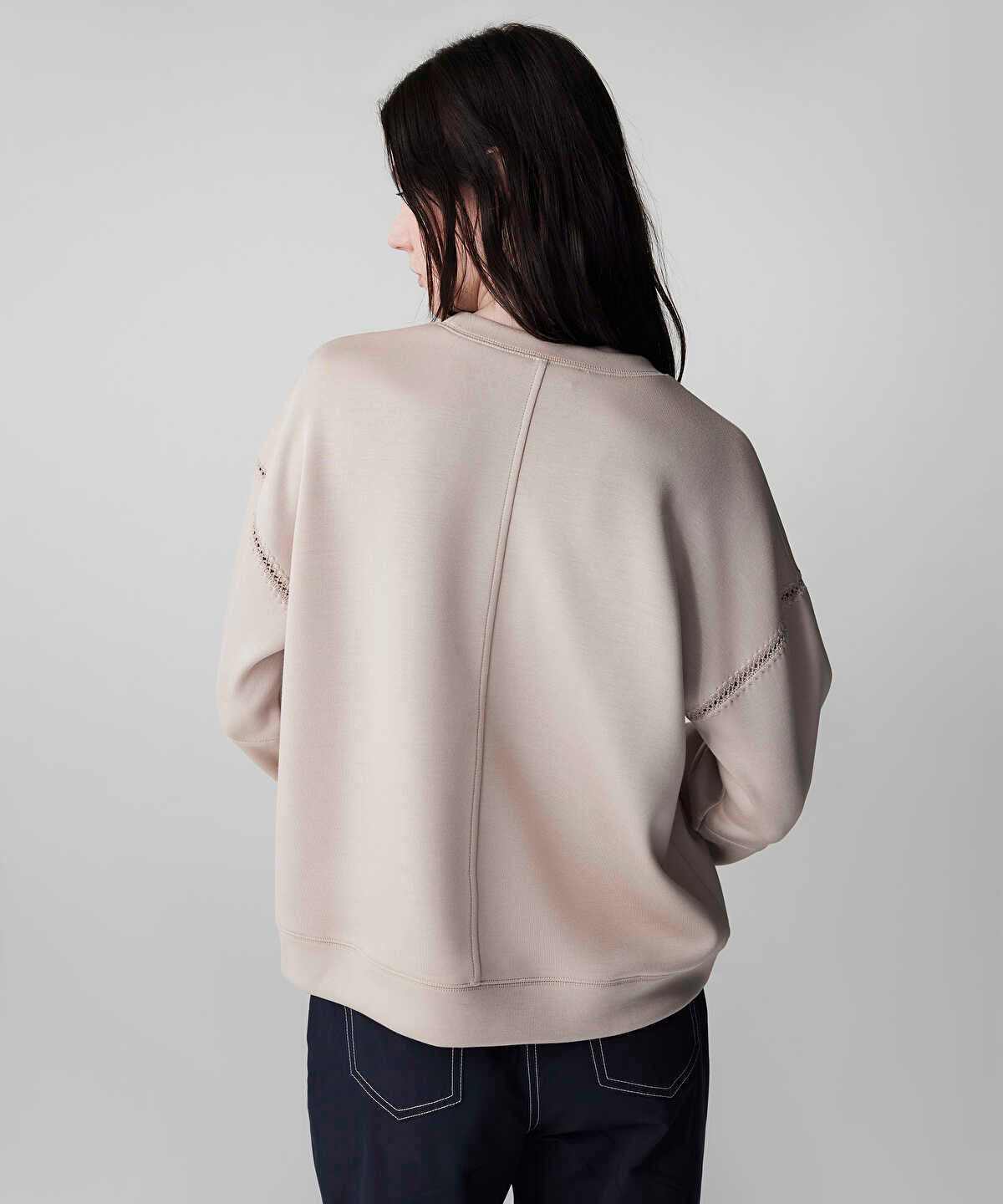 Floral Applique Sweatshirt