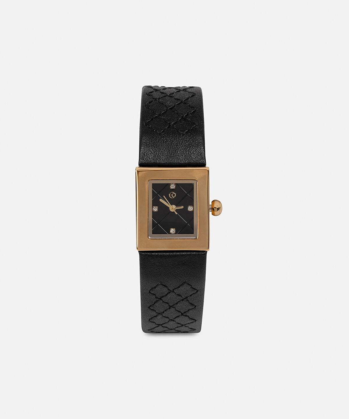 Leather-Effect Strap Watch