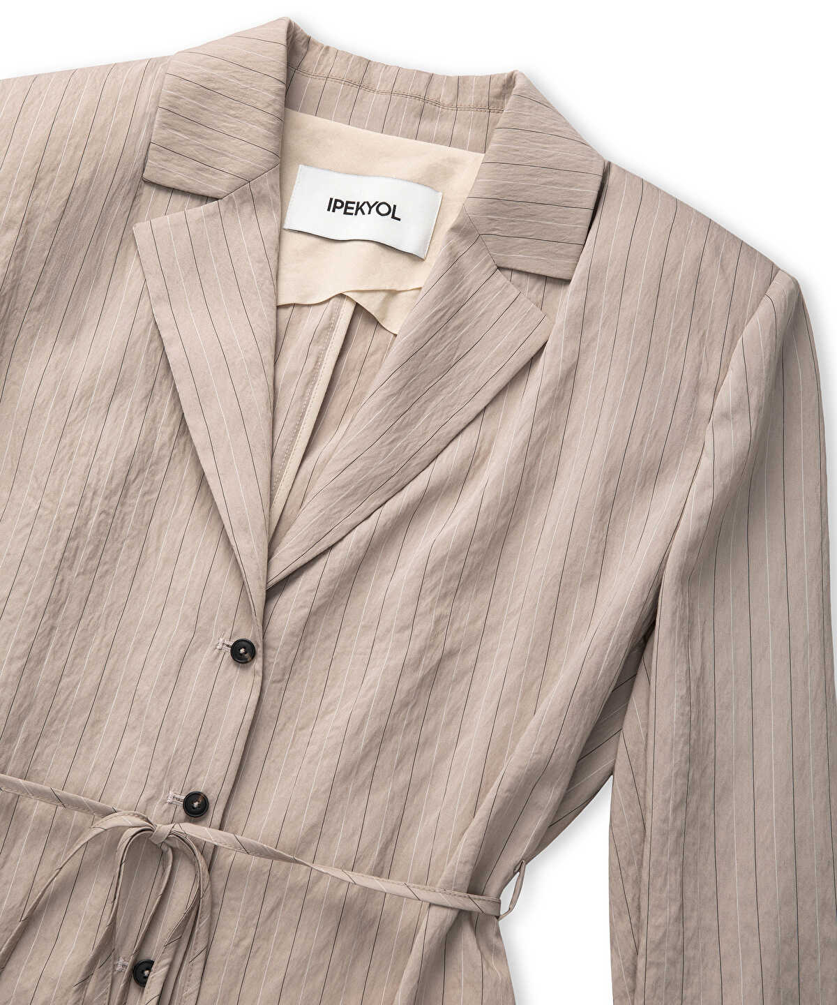 Striped Jacquard Blazer