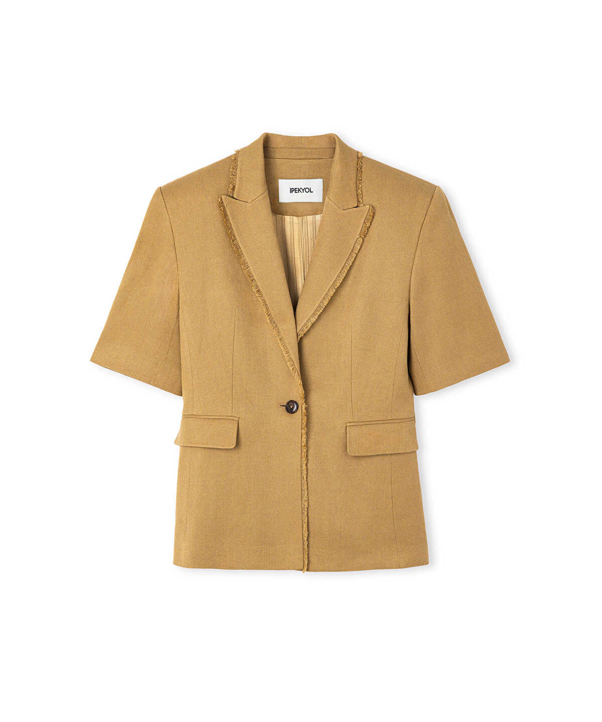 Fringe-Trim Blazer