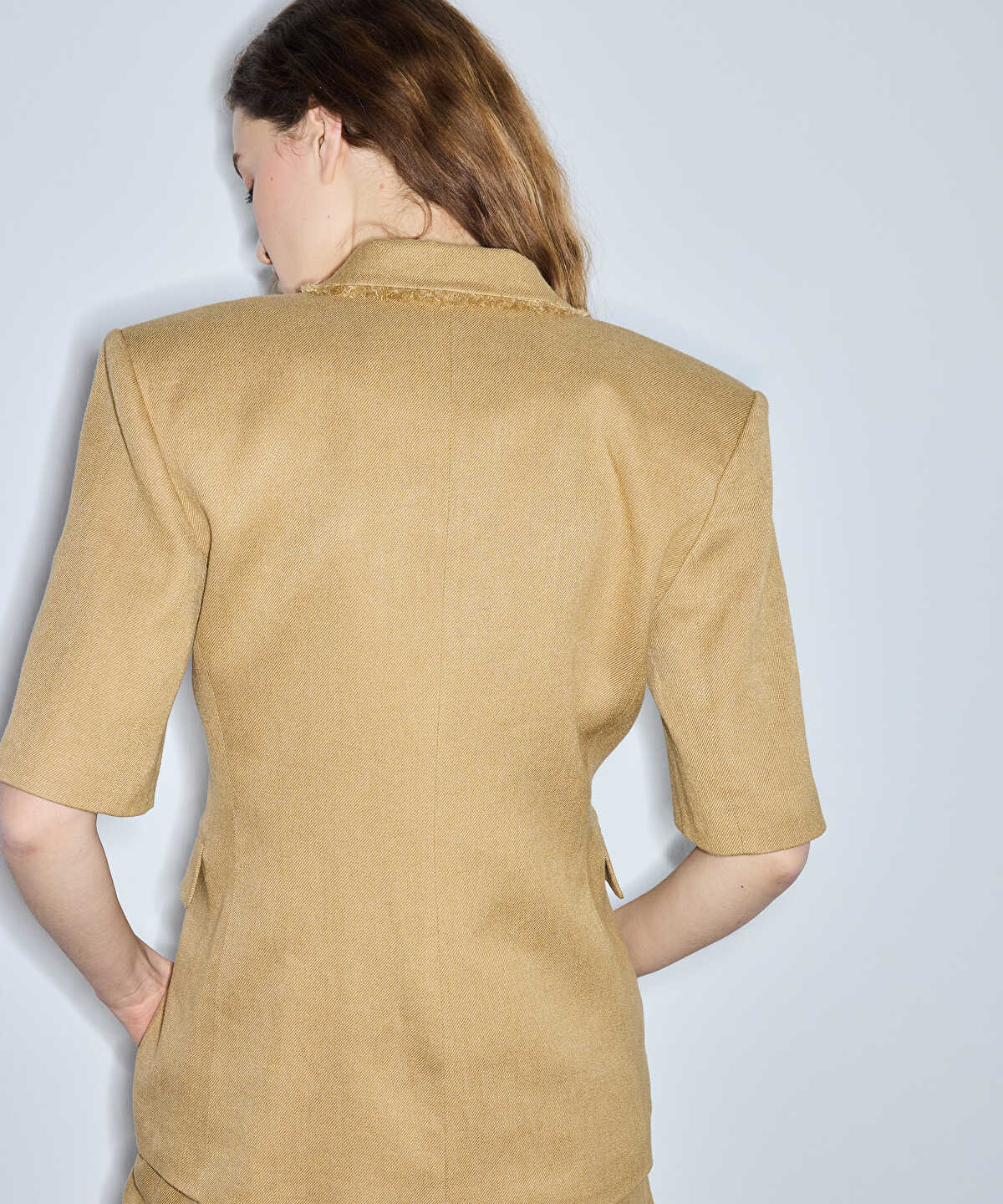 Fringe-Trim Blazer