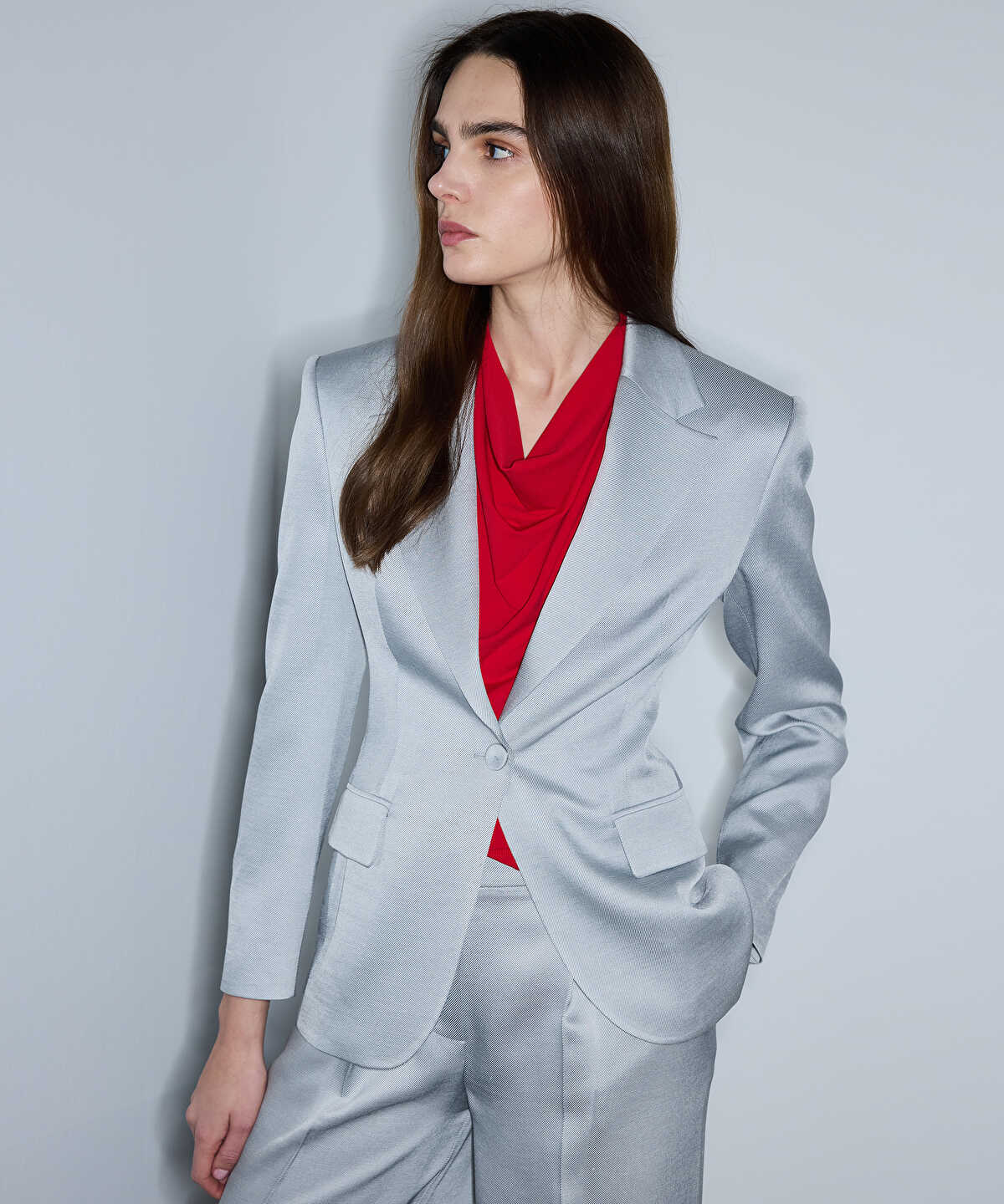 Waist-Accented Blazer