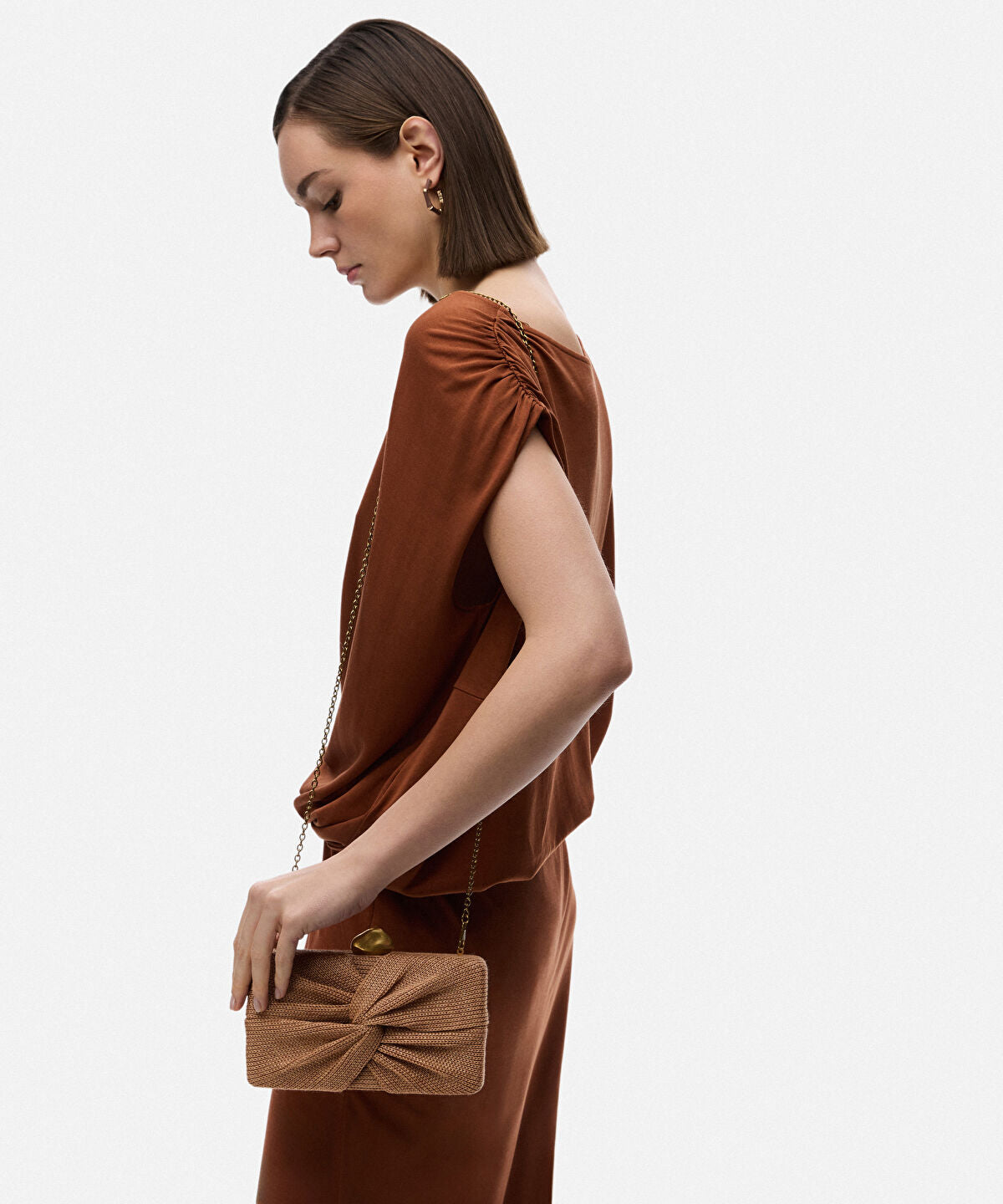 Detachable Chain Strap Clutch