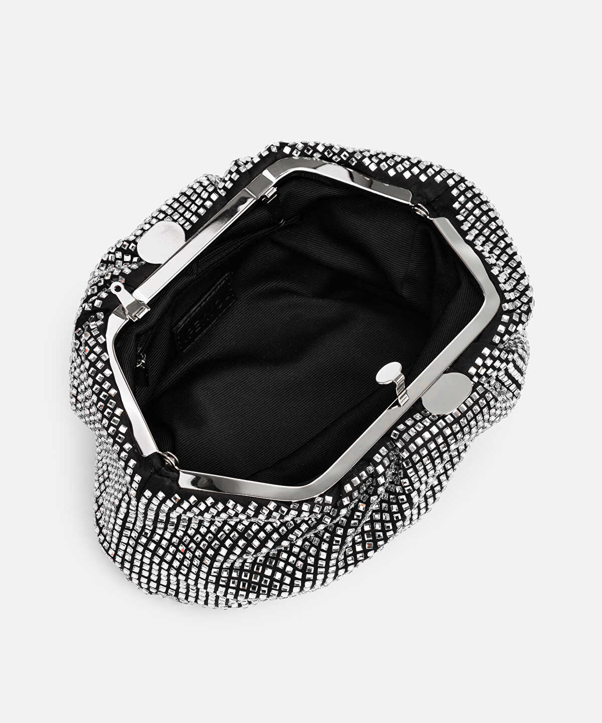 Rhinestone Clutch with Detachable Strap