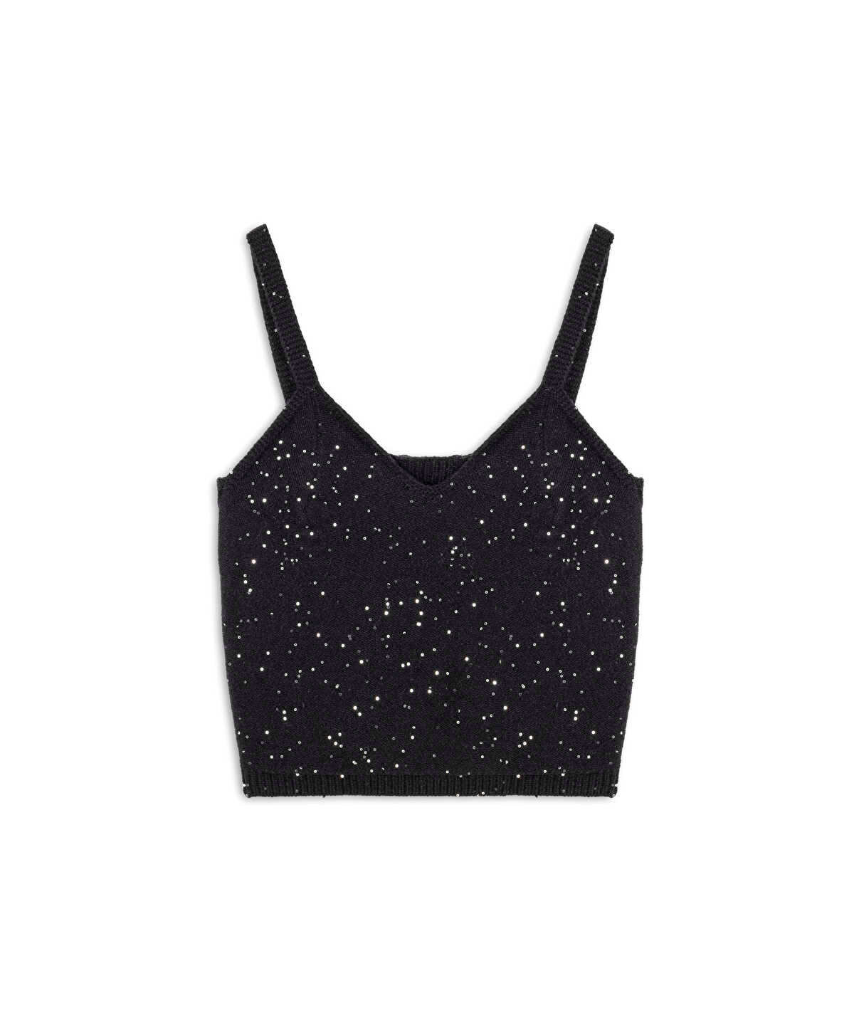 Embellished Knit Top