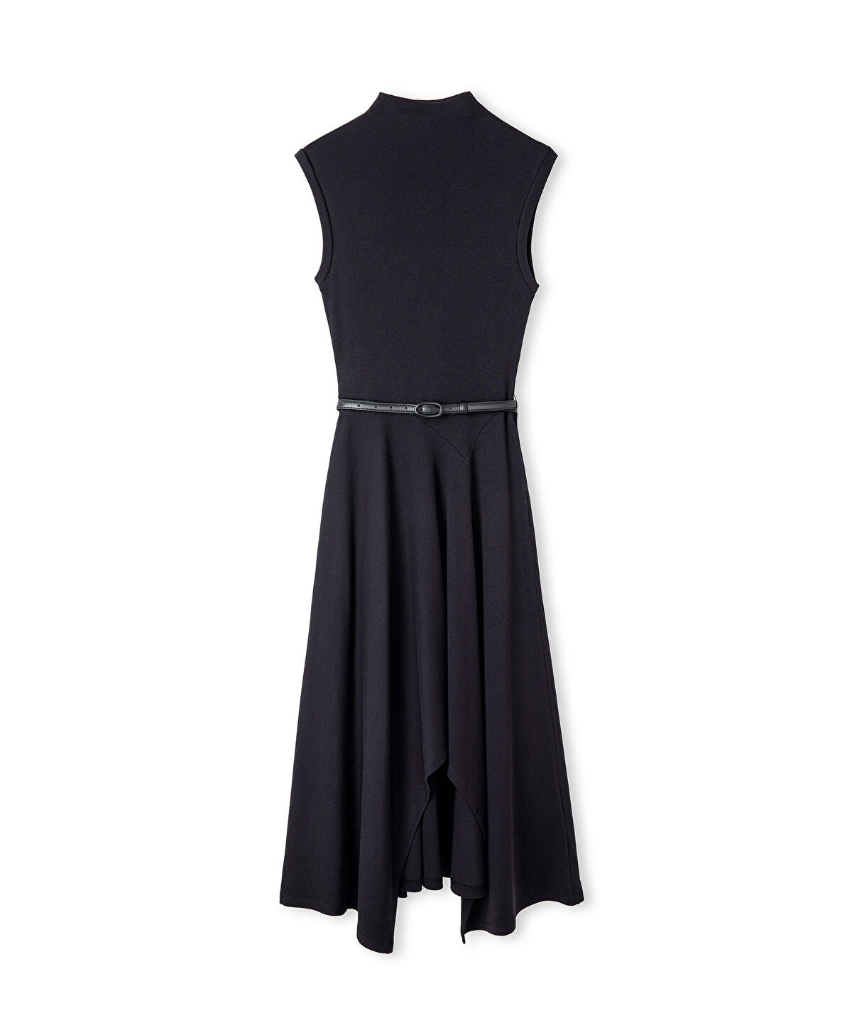 Belted Asymmetric Dress