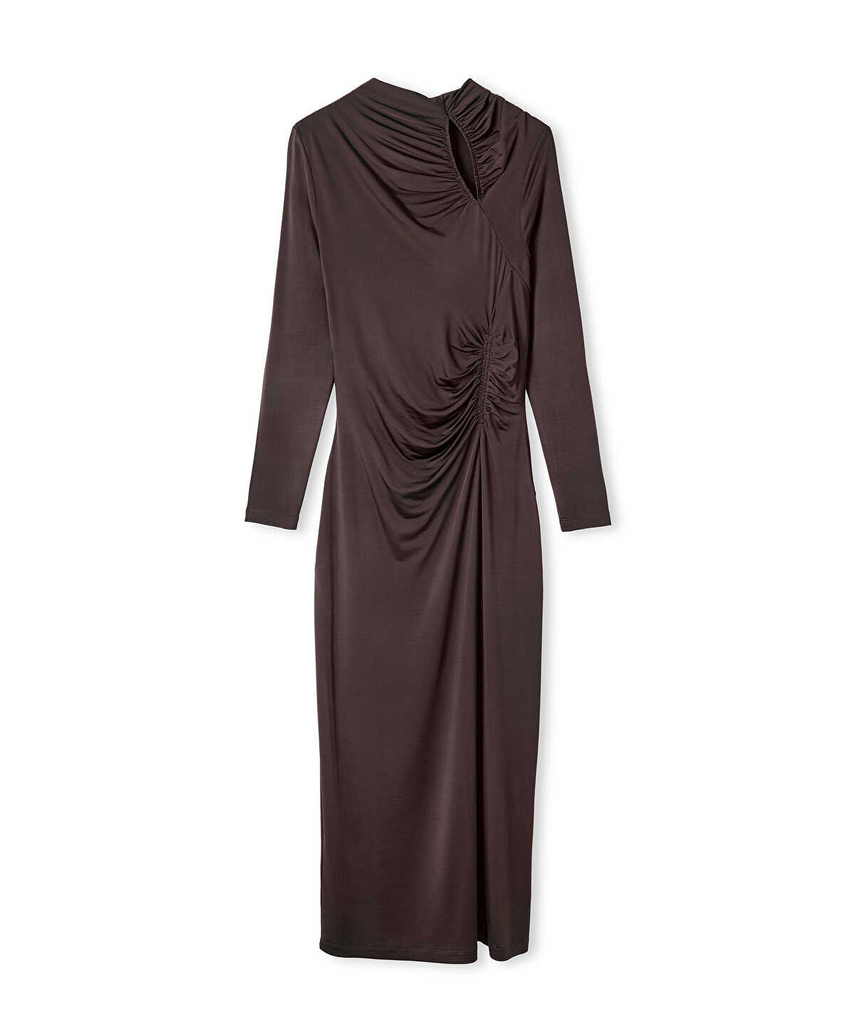 Draped Cutout Dress