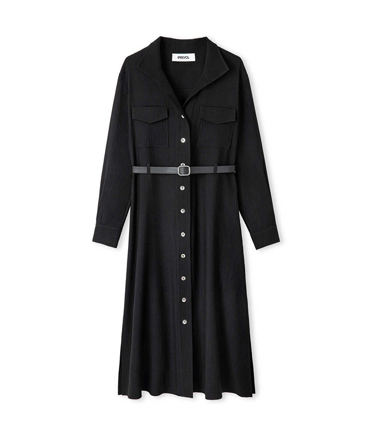Belted Shirt Dress