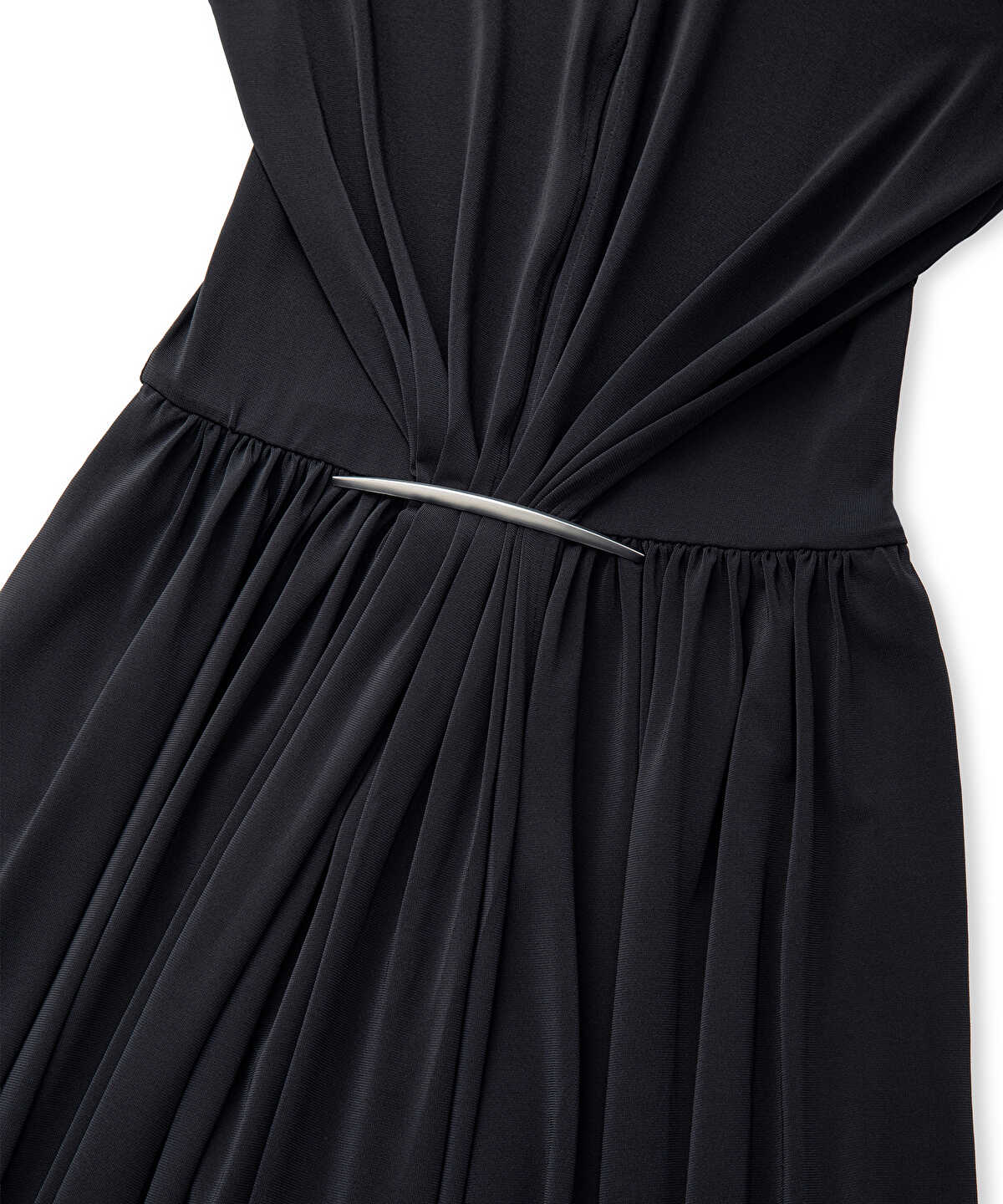 Gathered Jersey Dress