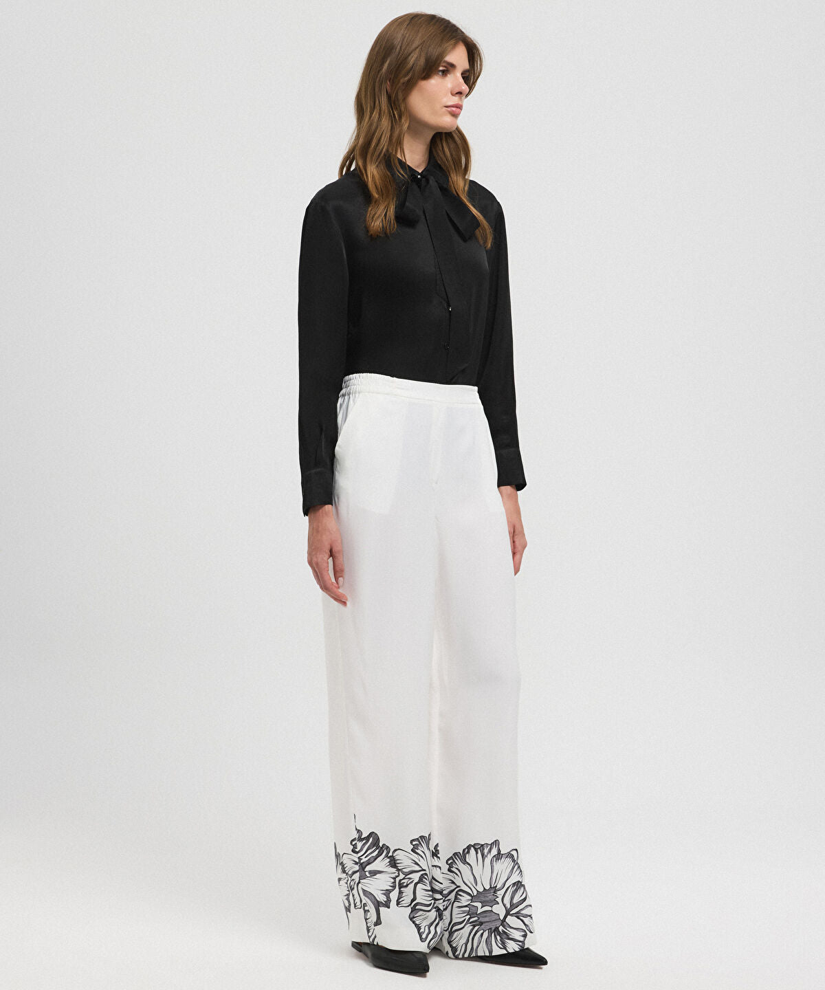 Floral Print Trousers