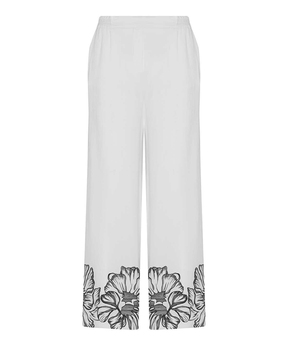 Floral Print Trousers