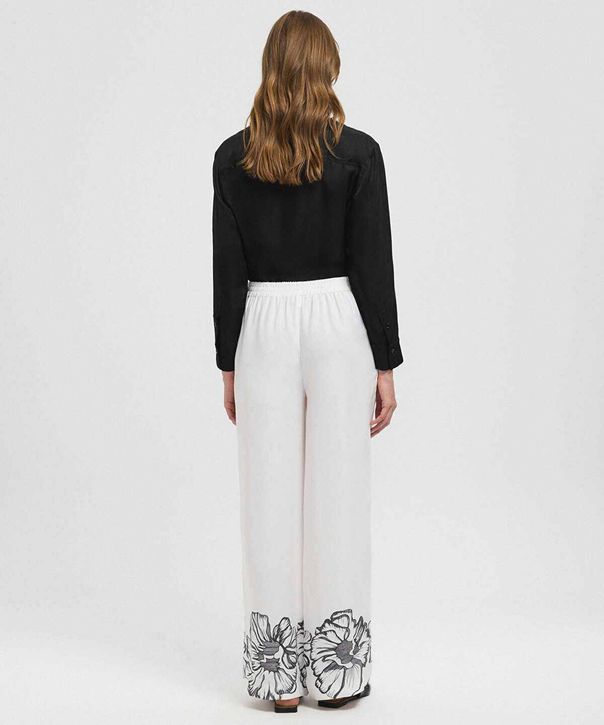 Floral Print Trousers