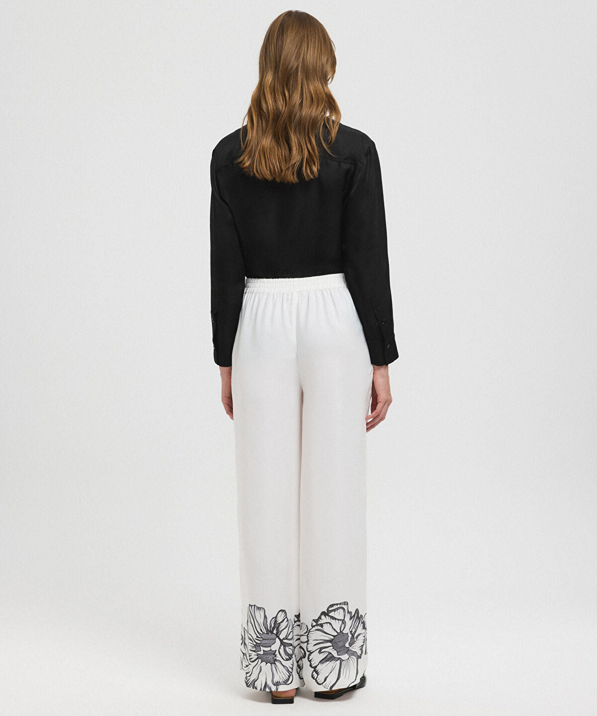 Floral Print Trousers