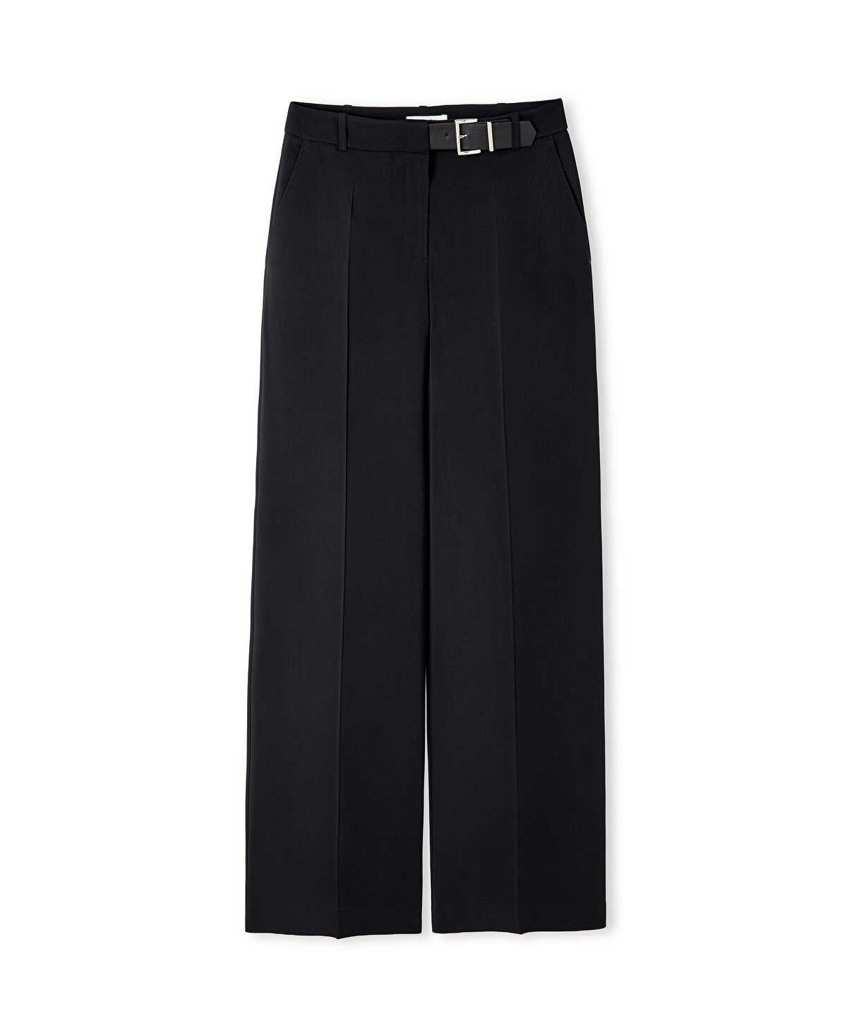 Contrast Belt Trousers