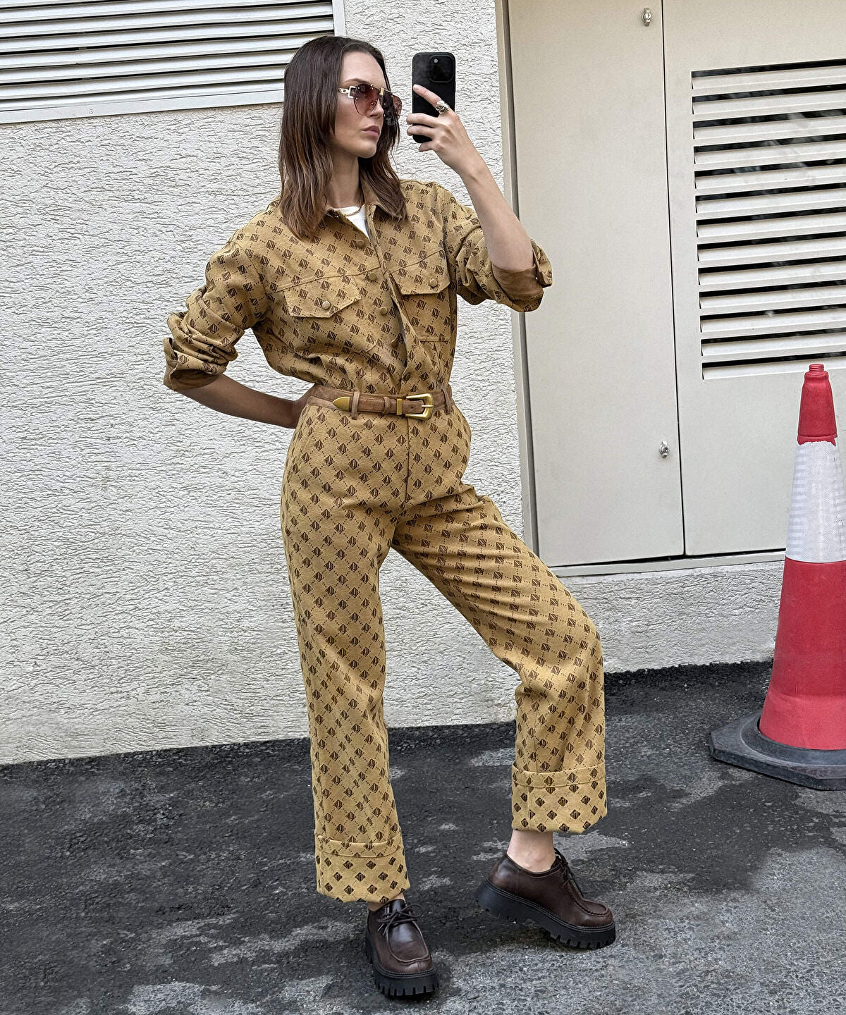 Monogram Jacquard Trousers
