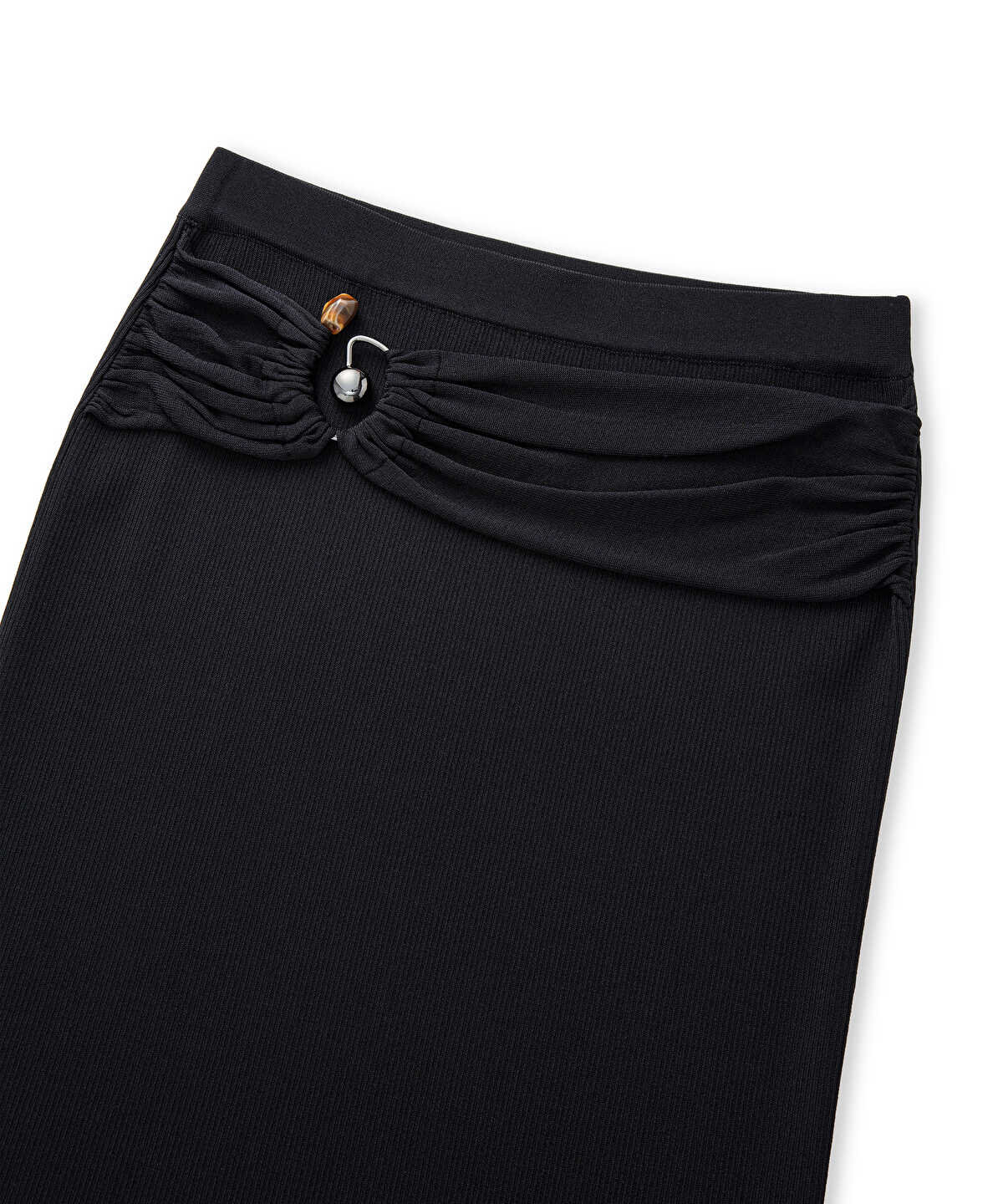Belted Knit Skirt
