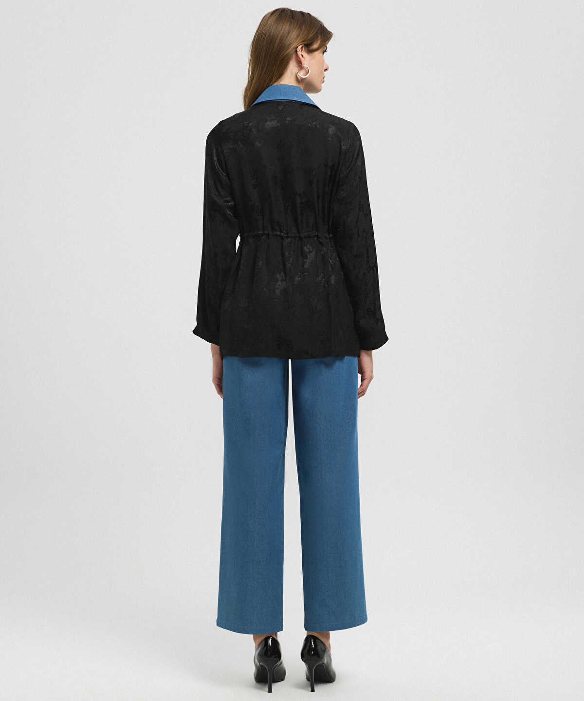 Mixed Color-Block Jacket
